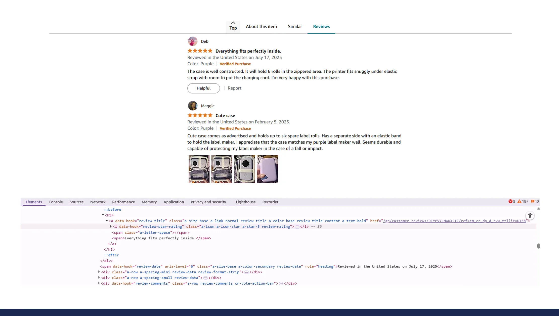 Real-Time E-commerce Review Scraping