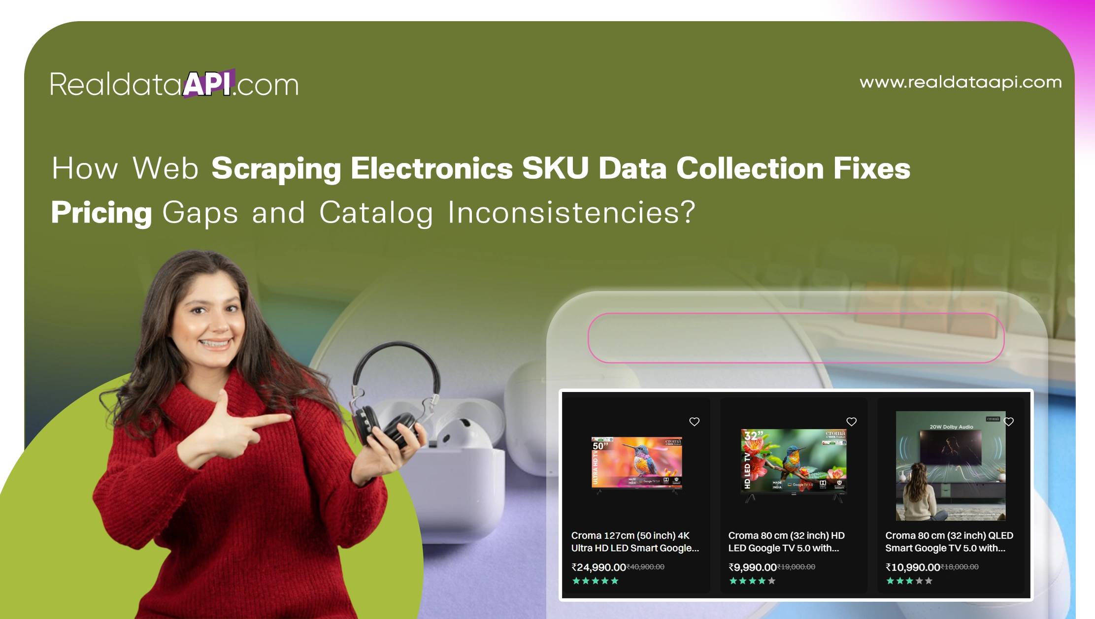 How Web Scraping Electronics SKU Data Collection Fixes Pricing Gaps and Catalog Inconsistencies?