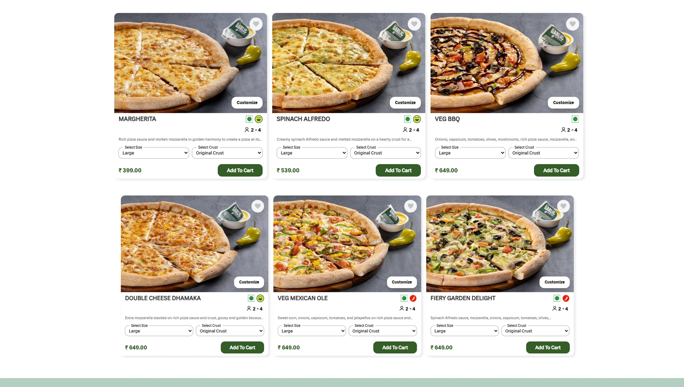 Foundations of Structured Menu Intelligence