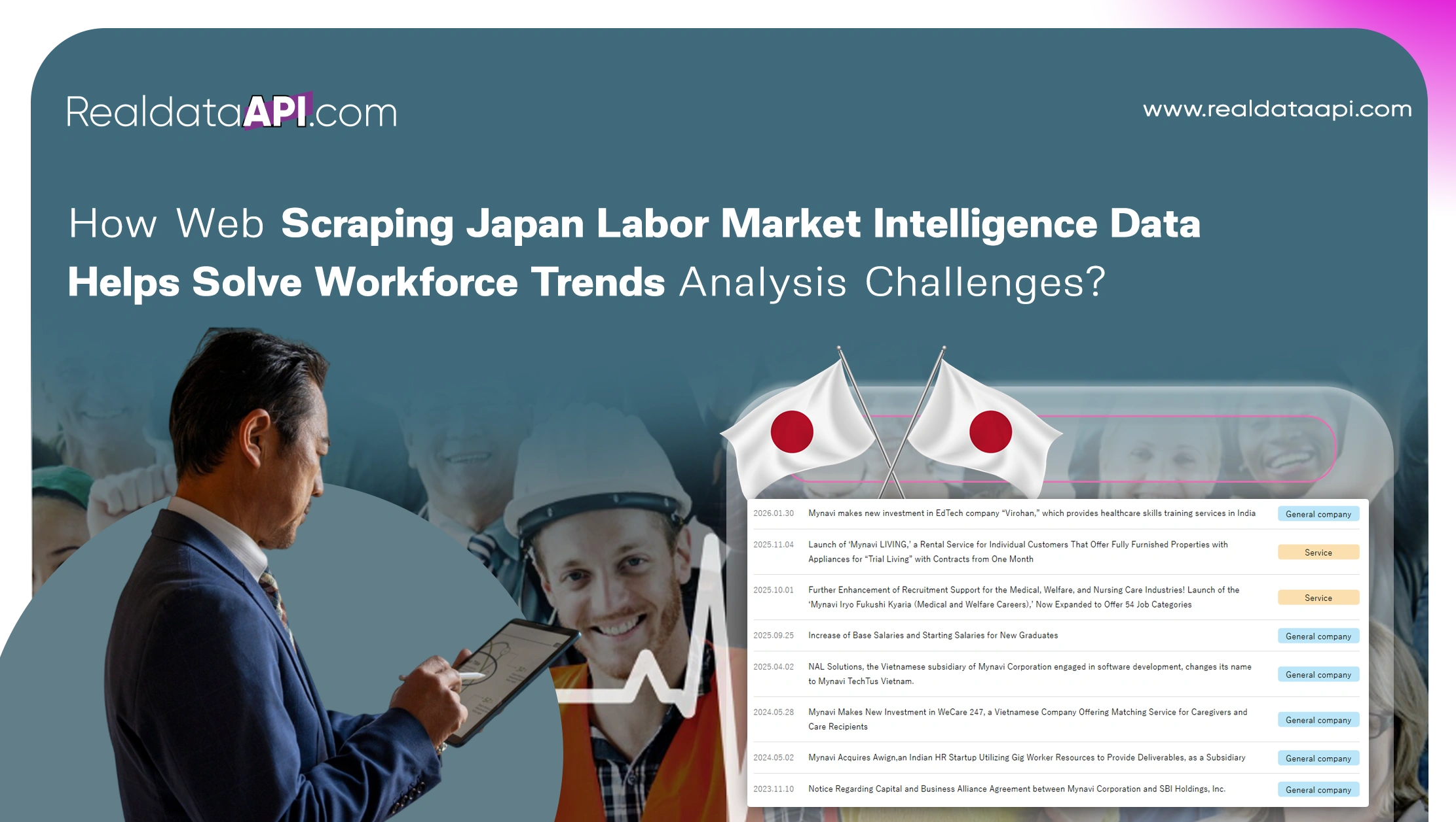 How Web Scraping Japan Labor Market Intelligence Data Helps Solve Workforce Trends Analysis Challenges?