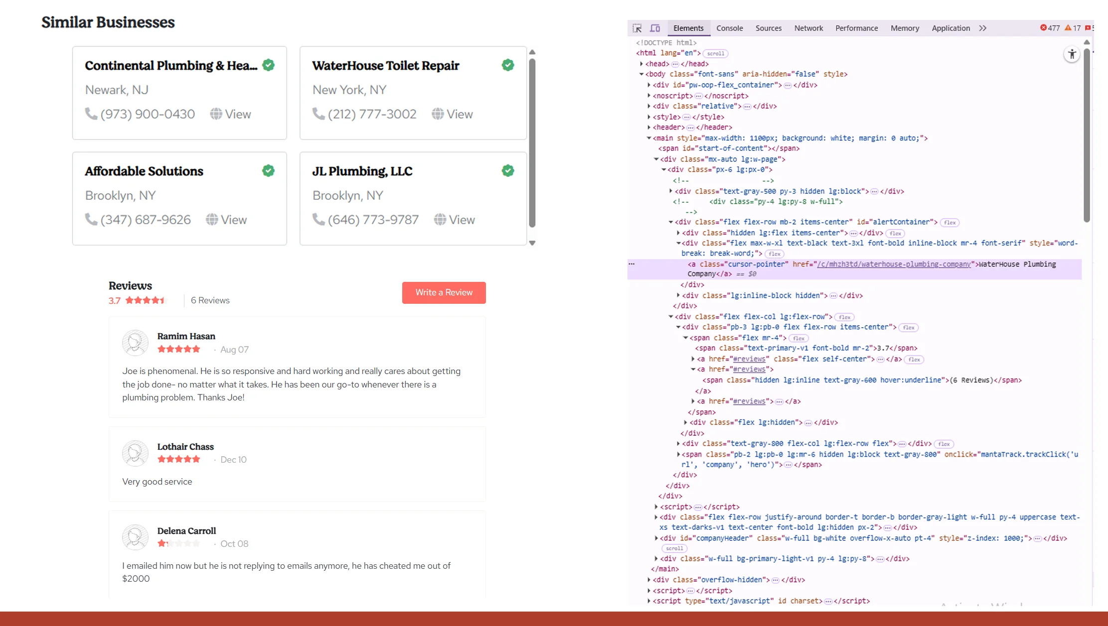 How Does Manta Web Scraping Work?