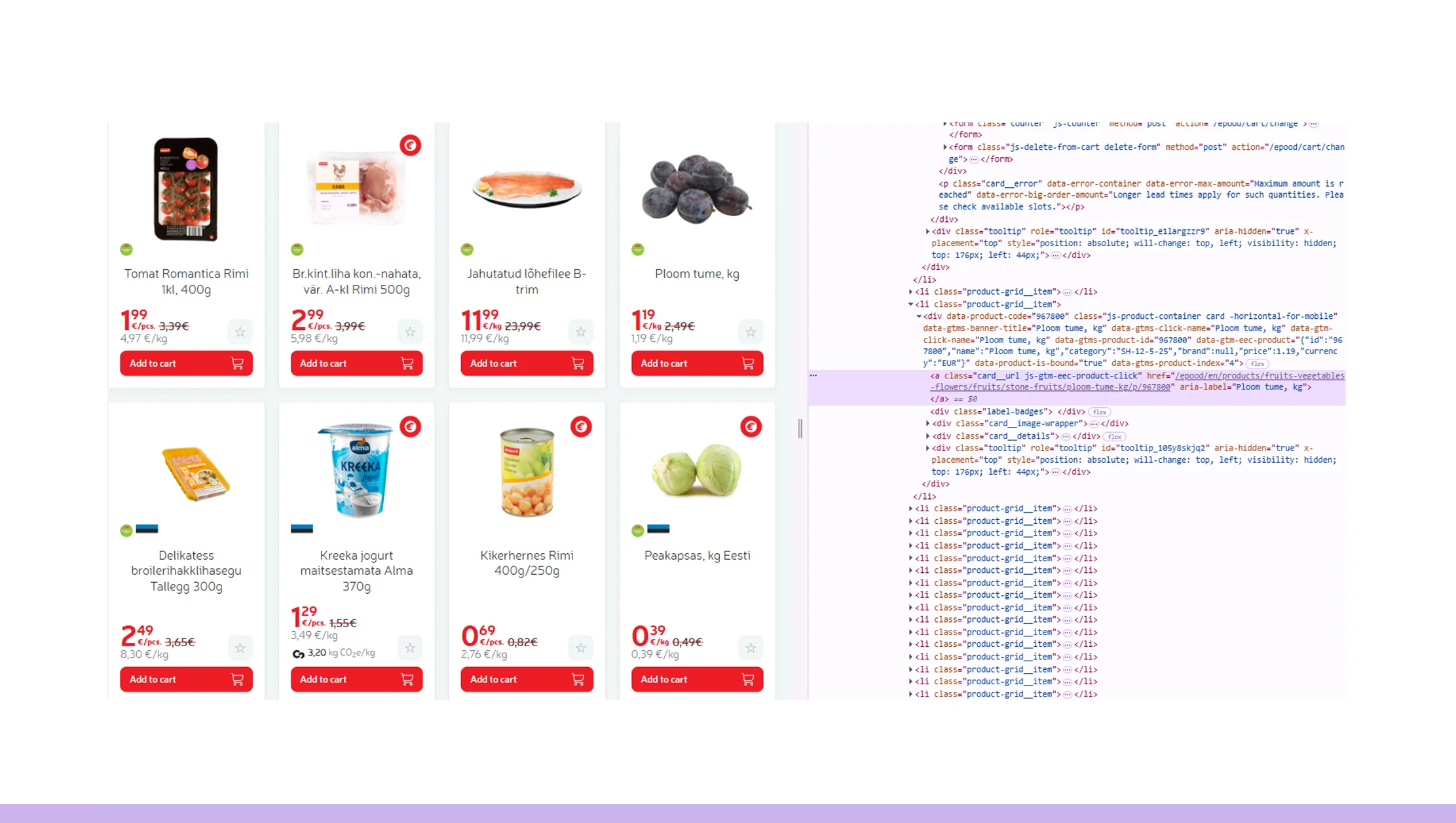 Automating Grocery Price Tracking via Rimi API