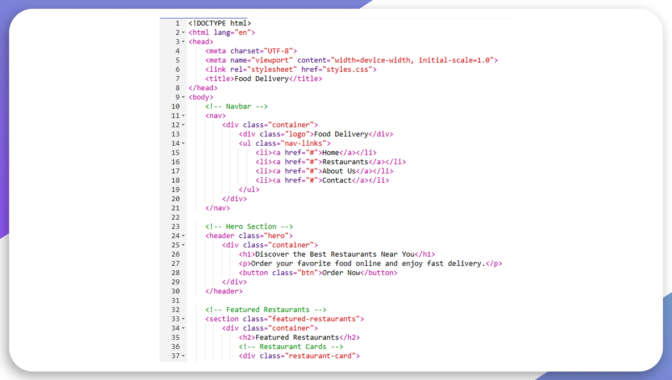 Inspecting-Zomato's-HTML-Structure