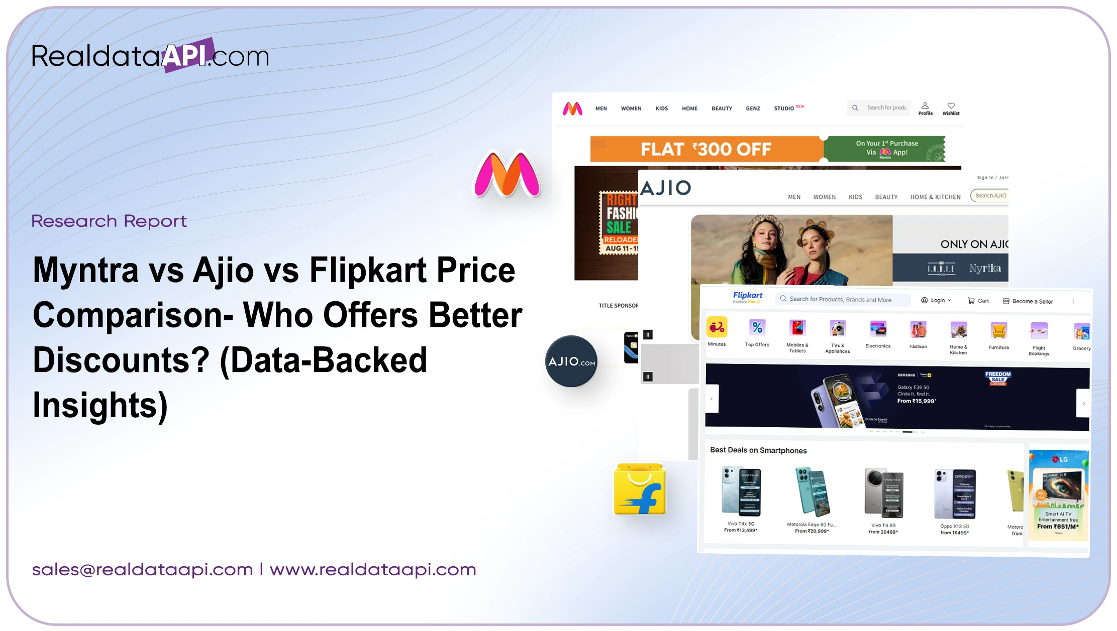 Myntra vs Ajio vs Flipkart Price Comparison- Who Offers Better Discounts?