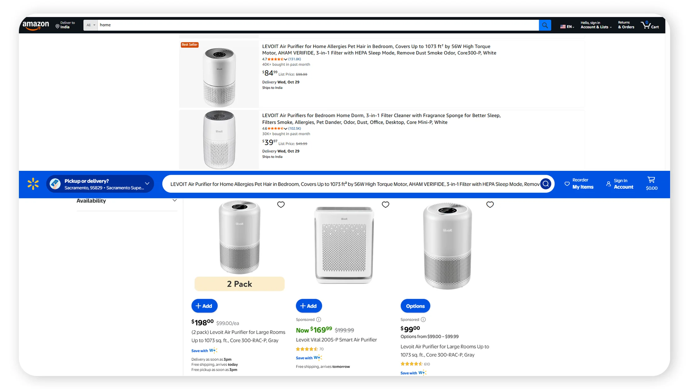 Tracking Amazon vs Walmart Pricing Strategies