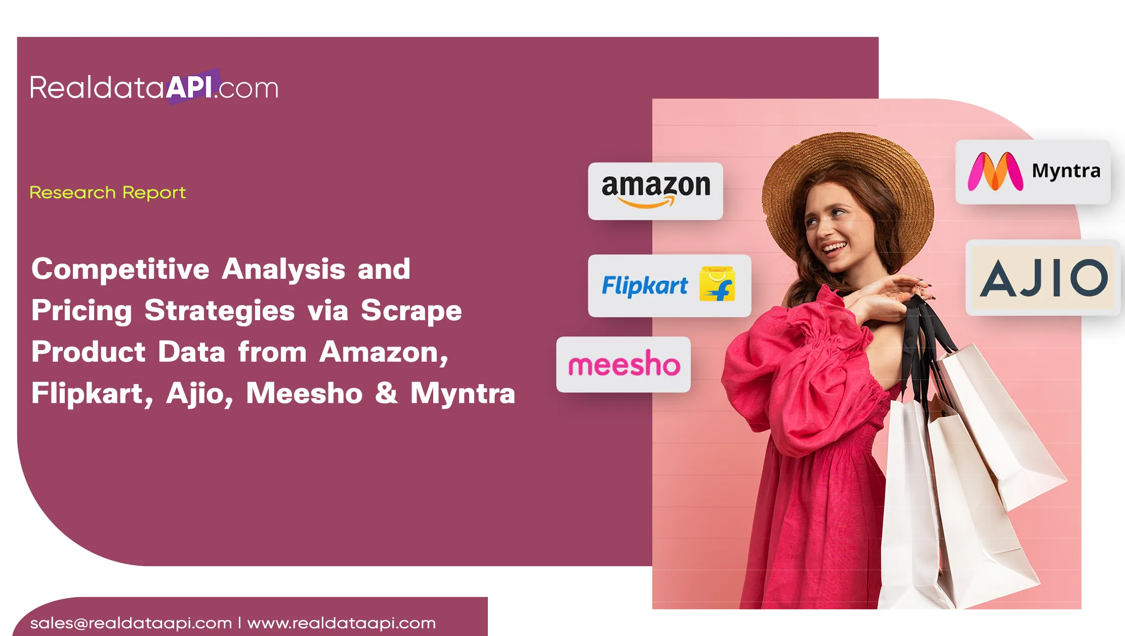 Competitive Analysis and Pricing Strategies via Scrape Product Data from Amazon, Flipkart, Ajio, Meesho & Myntra